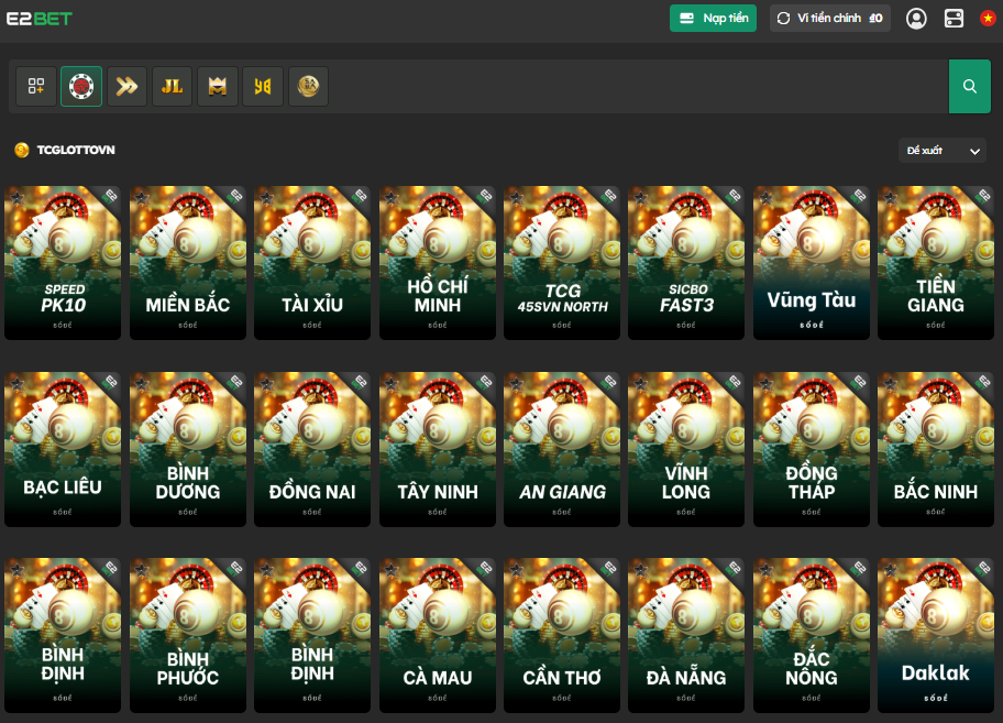Xổ Số E2BET: Sảnh Chơi Đỉnh Cao Với Sản Phẩm Đa Dạng Xổ Số E2BET: Sảnh Chơi Đỉnh Cao Với Sản Phẩm Đa Dạng