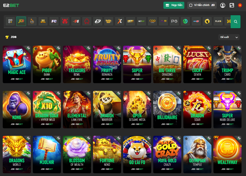 Bắn Cá E2BET: Trải Nghiệm Các Game Bắn Cá Đỉnh Cao 2025